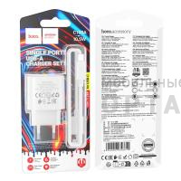 СЗУ в комплекте Hoco Premium C109A 10.5W (кабель Type-с), белый