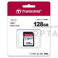 Карта памяти 128 Гб SDXC Transcend 300S UHS-I U3 Карта памяти 128 Гб SDXC Transcend 300S UHS-I U3
