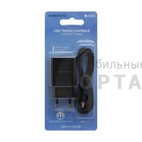 Блок питания сетевой 1 USB BOROFONE BA20A, Sharp, 2100mA, пластик, кабель Type-C, цвет: чёрный (1/48/192) Блок питания сетевой 1 USB BOROFONE BA20A, Sharp, 2100mA, пластик, кабель Type-C, цвет: чёрный (1/48/192)
