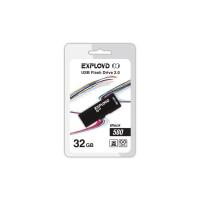 Флешка USB 32 Гб Exployd 580, USB2.0, пластик, чёрный